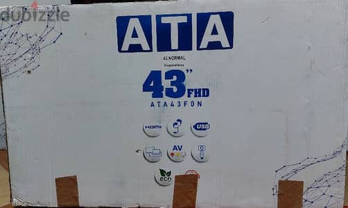 شاشة ATA 43 بوصة FHD للبيع – كسر زيرو