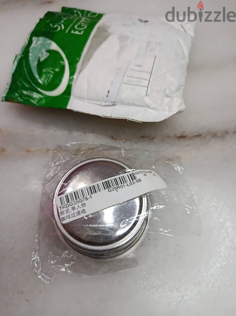 51mm Double Layer Coffee Machines Pressurized  Filter Basket Powder 1