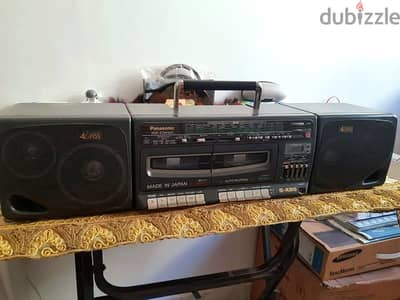 باناسونيك راديو و كاسيت  صناعة ياباني اصلي RX CW 65 F موديل سنة 1997