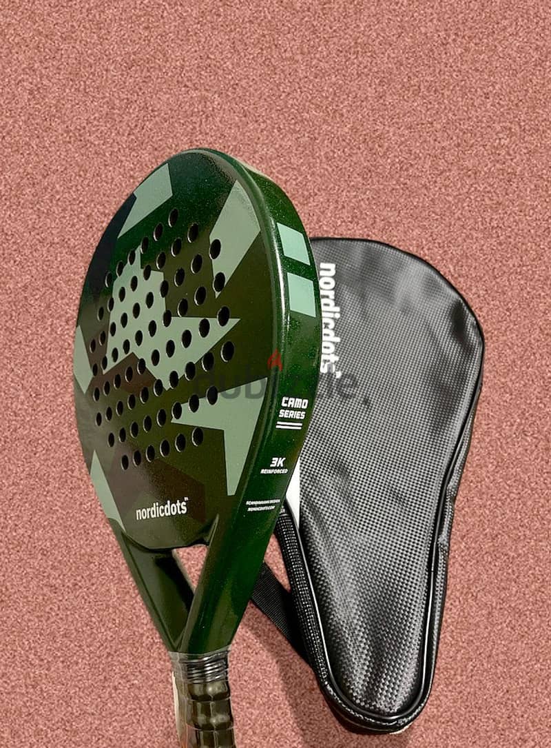 Nordicdots camo series padel racket 1
