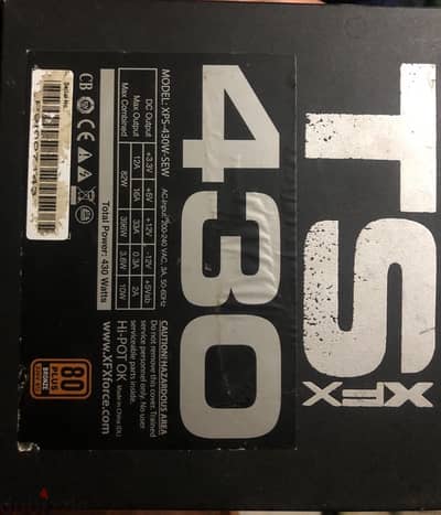 PSU XFX TS430 80+ BRONZE | باور سبلاي كمبيوتر