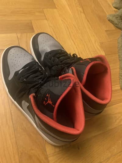 Nike Air Jordan 1 black and white Size 12