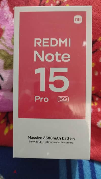 شاومي ريدمي نوت 15 برو Xiaomi Redmi note 15 pro متبرشم مدفوع الضريبة