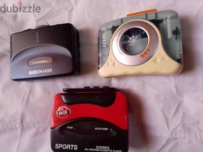 3 Walkmans (Sanyo - Panasonic - Sports Edition) [Made In Jap