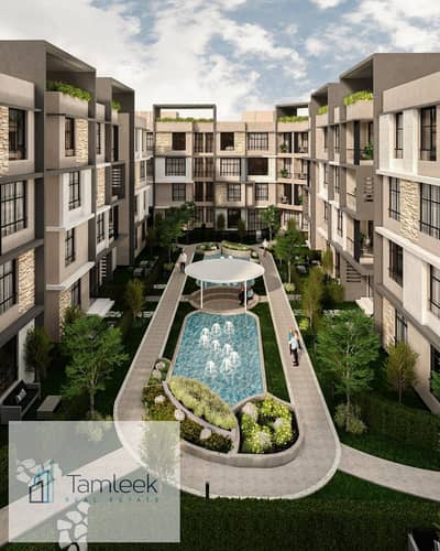 شقة غرفتين للبيع بجوار جامعة جامعة بنها الاهلية داخل كمبوند Green Gate وقسط الباقي علي 7 سنوات