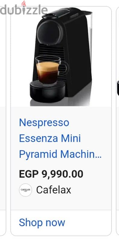 Nespresso essentially mini coffee machine 2