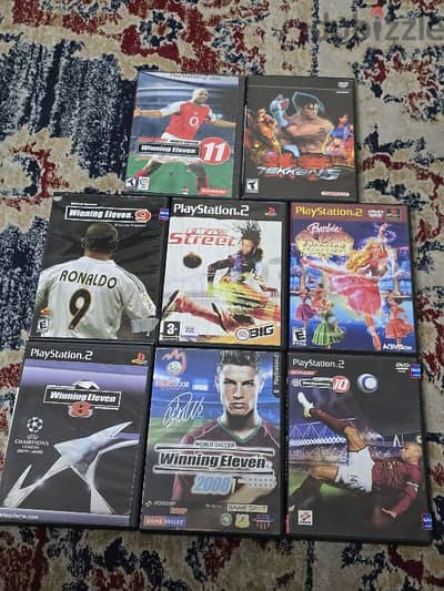 8 Playstation 2 games good condition