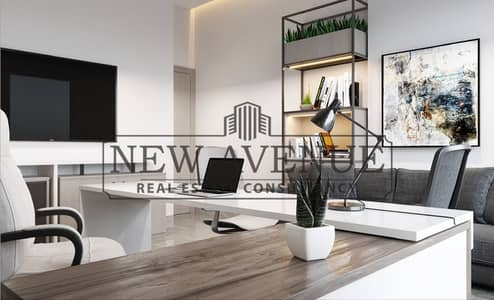 مكتب 68 متر في ليك فيو متشطب بالكامل للايجار مع واجهة مميزة Lake View