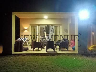 senior chalet two levels fully finished and furnished ready to move in hacienda bay by palm hills in north coast