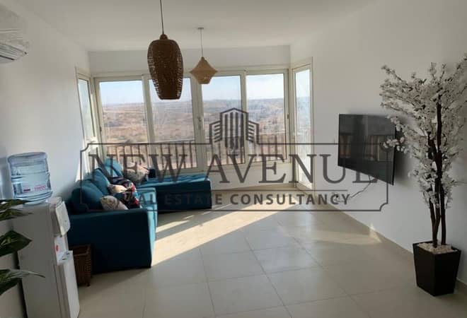 جينيورشاليه 96 مترللبيع في ألماظة باي بيتش تاون الساحل الشمالي - تشطيب كامل - استلام فورى  Almaza Bay Beach Town