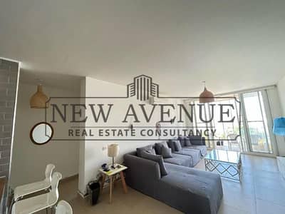 Penthouse chalet fully finished with AC pool view in seashell sidi abd el rahman north coast