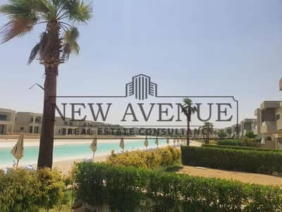 chalet loft very prime location 1st row lagoon view fully finished ready to move for sale in Azha El Ain El Sokhna