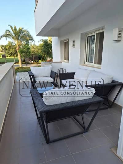 شالية أرضى مفروش بالكامل بالتكييفات للبيع في الماظا باي الساحل الشمالي فيو مميز  Almaza Bay North Coast