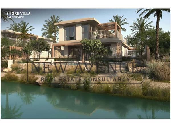 Ras Soma by Travco Red Sea fully finished 3 master bedrooms lake Villa  5% D. p. 2,408,318 seven years payment