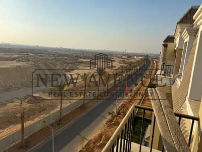 Ready to move-Partially finished- Prime location double view typical floor apartment for sale in Sarai compound phase S2- New Cairo