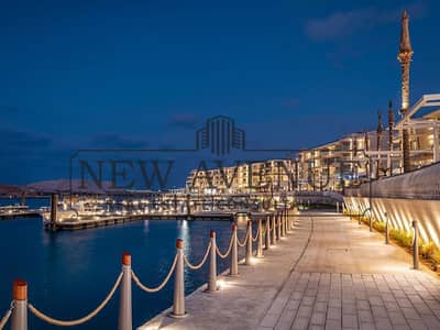 شاليه للبيع في مراسي مارينا ١ Marassi Marina  متشطب بالكامل علي حمام السباحه مباشرة بحري