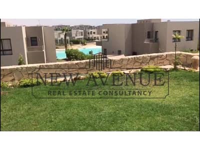 Delivered Twinhouse Villa Fully Furnished with Kitchen Cabinets  Shutters for all windows, Second Row Lagoon with Garden 155 sqm in Auva Azha Sokhna