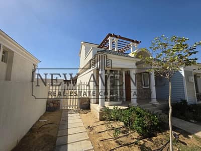 For sale in Mountain View 3 One story villa with immediate delivery and a beautiful landscape view available with down payment and installments