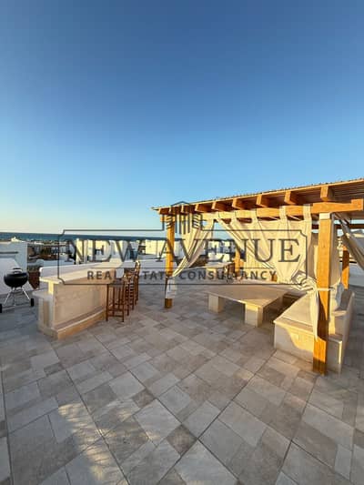 For sale Luxury Penthouse overlooking sea View in a prime location  fully finished with air conditioners  at  Bianchi, Sidi Abdelrahman