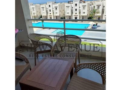 Fully furnished Chalet with kitchen cabinets and AC’s 2 Bedrooms  2 Bathrooms  Reception 2 pieces in Amwaj