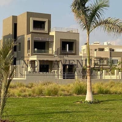 توين للبيع  ٤ غرف نوم  ٤ حمامات  بنتهاوس مع حمام  غرفة خادمة مع حمام  غير مشطبة في بالم هيلز اكستنشن قطاميه