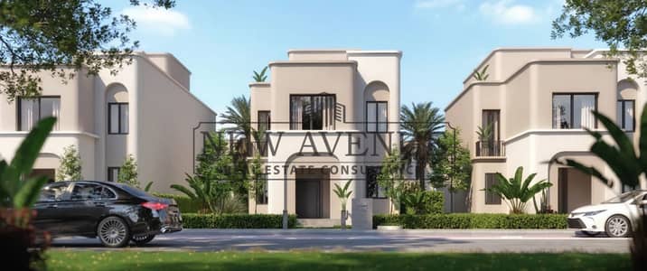 2 Floors Standalone with Prime Location in Taj City for Sale with Large Garden and Perfect Location, with Low Down Payment  and Soon Delivery