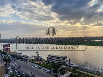 شقة ٤٩٠ متر المعادى كورنيش El Maadi Corniche  مطلة على النيل ٤ غرف ٤ حمامات  متشطبة بالكامل استلام فوري