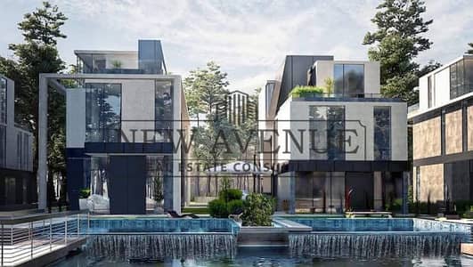 توين هاوس 260متر بلوم فيلدز تطوير مصر في موقع متميز مطلة على كلوب هاوس و مسطحات مائية جاهزة للاستلام طوب احمر بمقدم