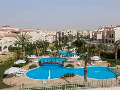 Patio 4 El Shorouq Twin house corner Ready to Move landscape view