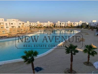 Chalet in swan lake gouna fully furnished with lagoon view Prime location Infront of the clubhouse Ready to move