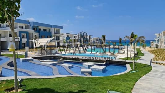 شقة فندقية  أقل سعر في السوق جاهزة للسكن بإطلالة على البحر واللاجون في Fouka Bay فوكا باي الساحل الشمالي مفروشة بالكامل  بموقع مميز