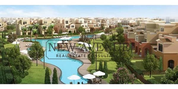 تاون هاوس كورنر للبيع في ساليرنو مراسي سيدي عبد الرحمن Salerno Marassi الساحل الشمالي 3 غرف نوم تشطيب كامل و مفروش جديد كلياً تطوير شركة إعمار