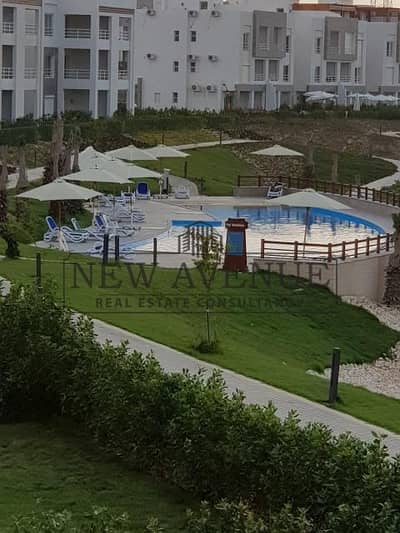 Ready to move Chalet fully finished and furnished from IKEA walking distance to the pool for sale in Amwaj North Coast developed by Al Ahly Sa