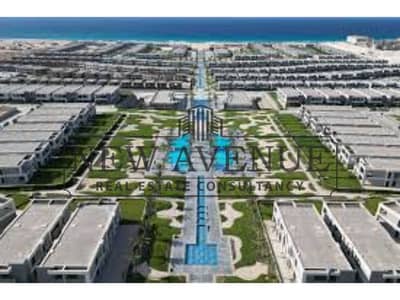 شاليه في لافيستا راس الحكمه La vista ras el hekma للبيع جاهز للسكن بحرى فى موقع مميز جدا