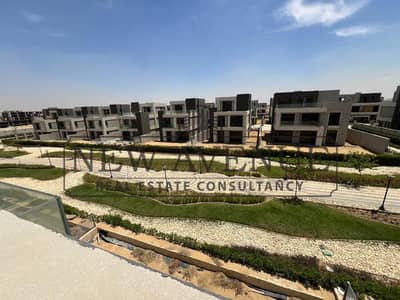مودرن توين هاوس نصف تشطيب للبيع في لا فيستا سيتى La vista city  العاصمة الجديدة  مساحة البناء ٢٨٠ متر  ٣ غرف نوم  ٤ حمامات