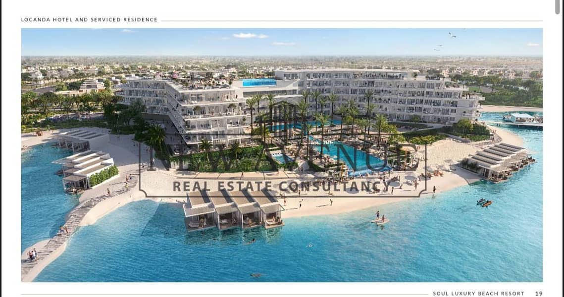 Luxury Serviced Apartment in a Locanda Hotel Soul Emaar Ras El Hekma for sale without over Fully Furnished and Full Sea View 0 Luxury Serviced Apartment in a Locanda Hotel Soul Emaar Ras El Hekma for sale without over Fully Furnished and Full Sea View 0