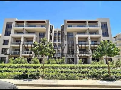 شقة كاملة التشطيب بالدور الأرضي في ادريس ايستAddress East مساحة البناء 140 متر حديقة 100 متر 3 غرف نوم 2 حمام