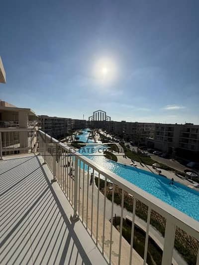 Ready to move Fully finished and furnished chalet with main pool and sea view Direct on canal in Marassi Marina front village developed by Emmar