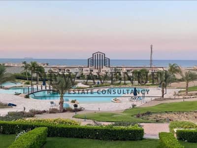 Fully Finished and furnished with AC's with sea view and with garden for sale in Lavista 6 Ain Sokhna developed by La Vista
