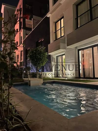 دوبلكس بحديقة في تريو جاردنز مع مسبح خاص جاهز للسكن -Trio gardens  - New Cairo