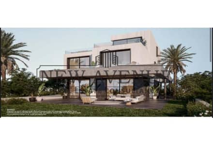 Signature villa core and shell with Prime location on water feature for sale in Stei8ht New Cairo developed LMD