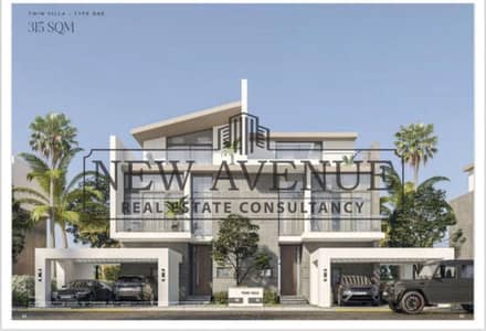 Marvelous Twin house Type one direct on club house with Two parking slots for sale in Saada New Cairo developed by Horizon