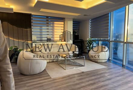 مكتب 558متر مشطب بالكامل في أدريس القاهره الجديده  address New Cairo