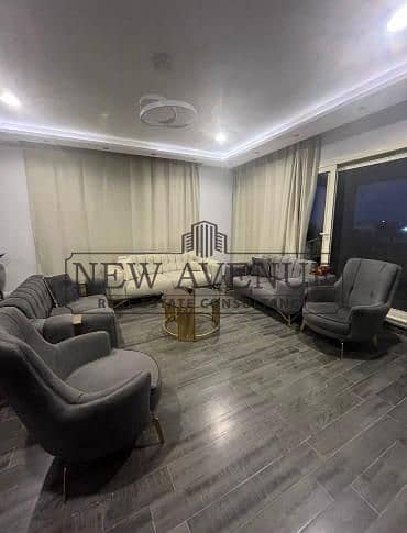 Ready to move high end finishing and furnishing Upper Senior Chalet second row golf  for sale in Hacienda bay North Coast developed by Palm Hills