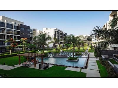 Water Way Apartment overlooking water features.
