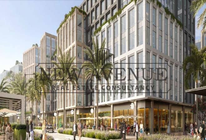 مكتب 109م للبيع بأقساط في زيد إيست القاهره الجديده Zed East New Cairo