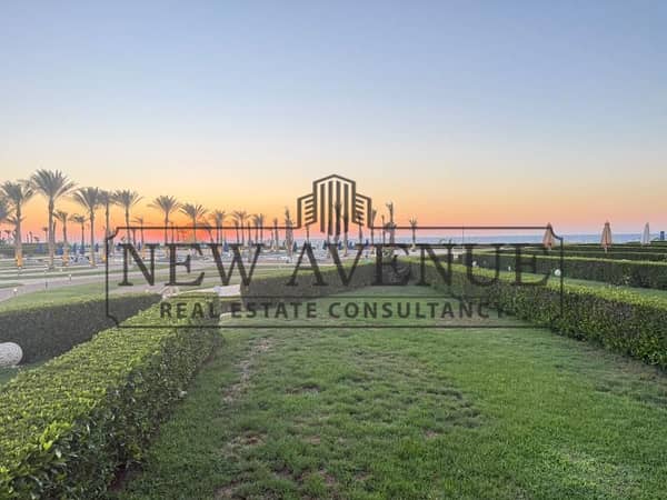 Fully Finished Bahary Twin house with High-end German kitchen , Appliances , AC’s , and water heaters First Row Sea and sea-front pool in La Vista Bay