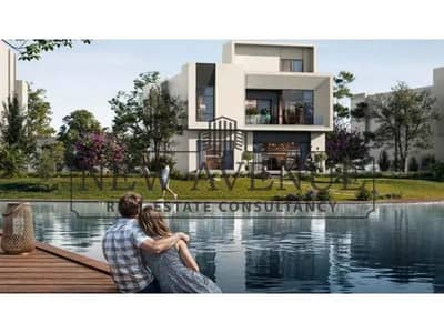 Own a luxurious villa in Triangle by Waterway in Fifth Settlement with a 2.5% down payment Semi finished BUA 390M 4 beds 5 bathrooms delivery 4 years