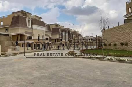 S villa for sale at sarai compound With Very Prime Location overlooking landscape  ready to move with garden and roof