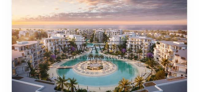 احسن سعر و احسن موقع على البحيرة غرفة واحدة متشطبة بالكامل باقساط فى سى شور هايد بارك Seashore Hyde park